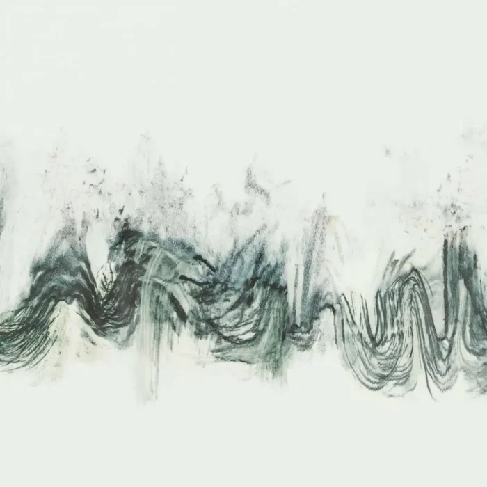 Drifting Wall Mural - Carbon fabric swatch W623/02
