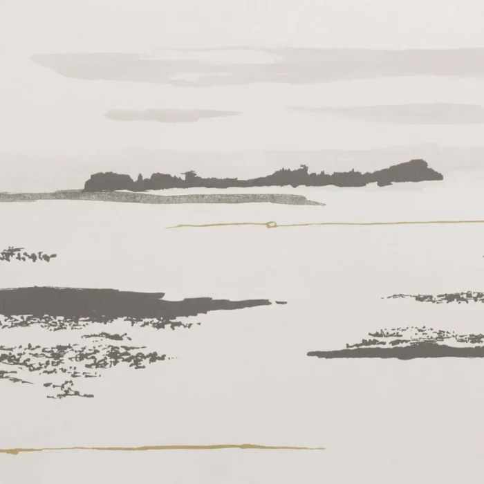 Taiga Wallpaper - Carbon fabric swatch W609/02