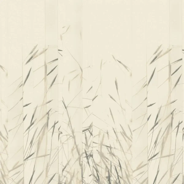 black-grey botanical wallpaper from villa nova