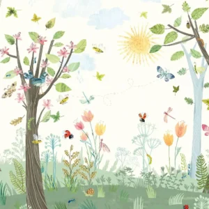 multicolour animal wallpaper from villa nova