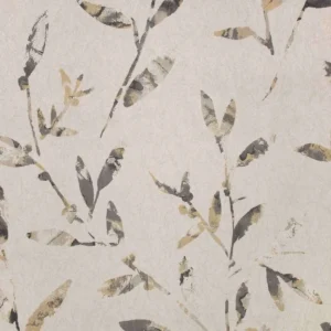 neutral botanical wallpaper from villa nova