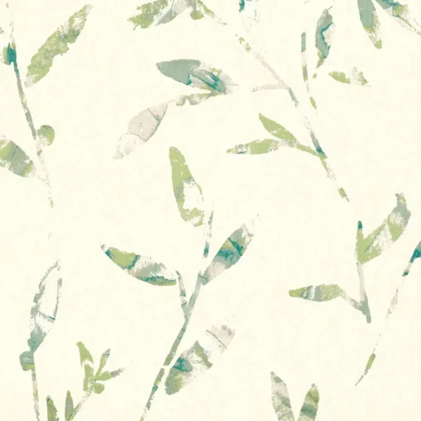 Hana Trail Wallcovering - Eden by green botanical wallpaper from villa nova
