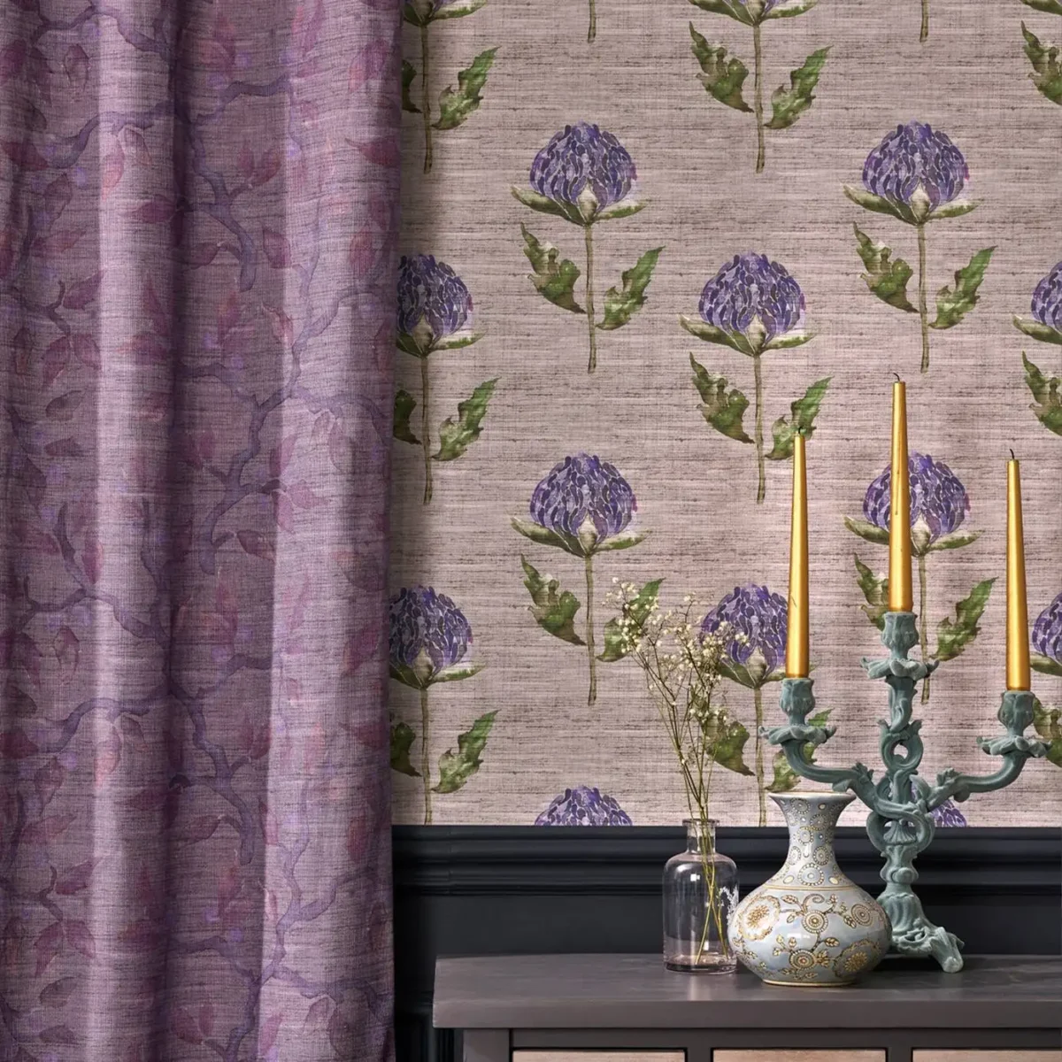Varys Wallpaper - Violet by Varys Wallpaper - Violet from