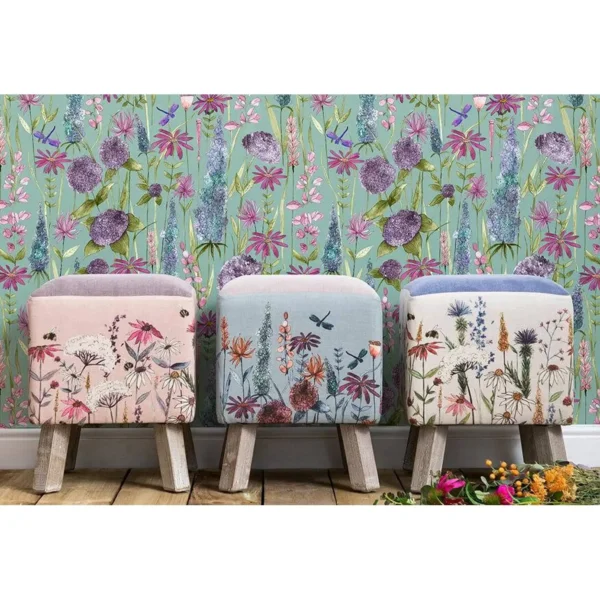 Florabunda Wallpaper - Verde by Florabunda Wallpaper - Verde from