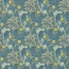 blue botanical wallpaper from william morris & co