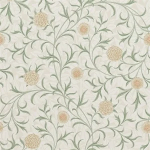 multicolour botanical wallpaper from william morris & co