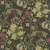 black-grey botanical wallpaper from william morris & co