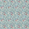 blue botanical wallpaper from william morris & co