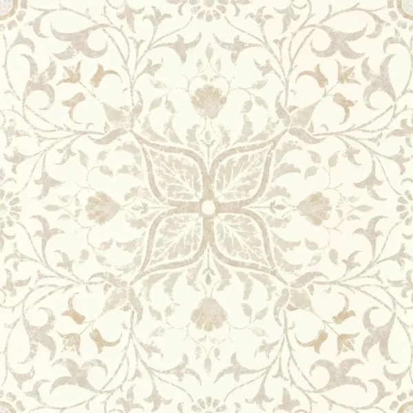 Pure Net Ceiling Wallpaper - Ecru / Linen by neutral traditional wallpaper from william morris & co