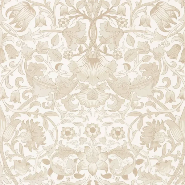 neutral botanical wallpaper from william morris & co