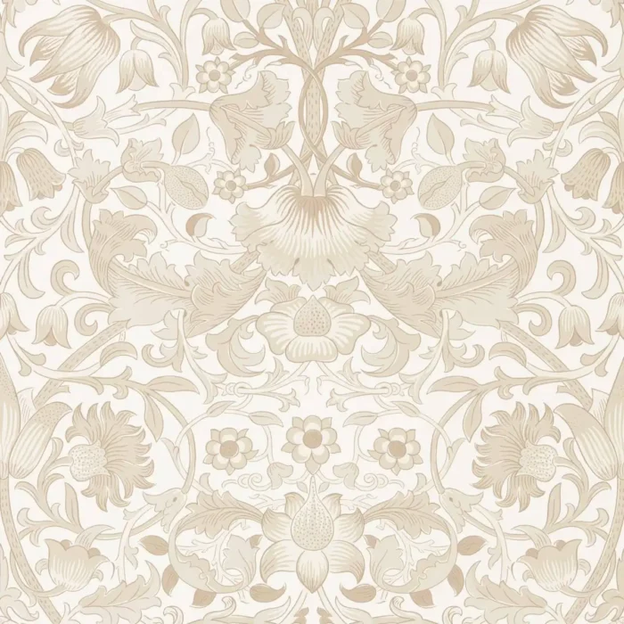 Pure Lodden Wallpaper - Ivory / Linen swatch
