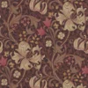 brown botanical wallpaper from william morris & co