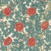 blue botanical wallpaper from william morris & co