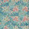 blue botanical wallpaper from william morris & co