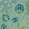 blue botanical wallpaper from william morris & co