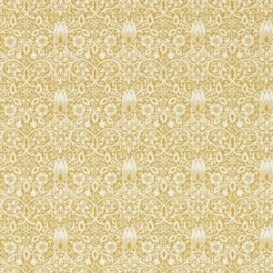 yellow botanical wallpaper from william morris & co