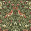green animal wallpaper from william morris & co