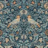 blue animal wallpaper from william morris & co