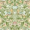 green animal wallpaper from william morris & co