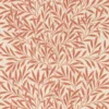 orange botanical wallpaper from william morris & co