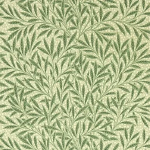 green botanical wallpaper from william morris & co