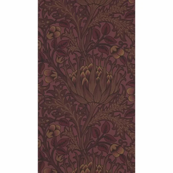 Artichoke Wallpaper - Wine by purple botanical wallpaper from william morris & co