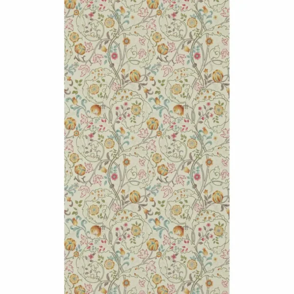 multicolour botanical wallpaper from william morris & co