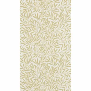 yellow botanical wallpaper from william morris & co