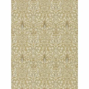neutral botanical wallpaper from william morris & co