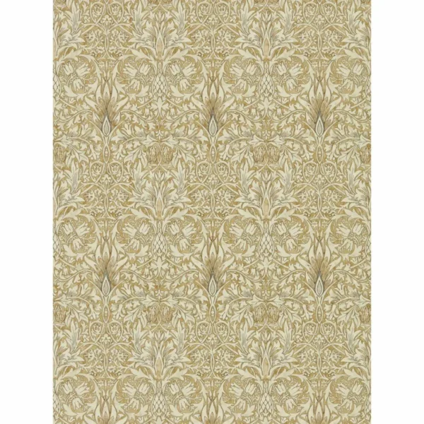neutral botanical wallpaper from william morris & co