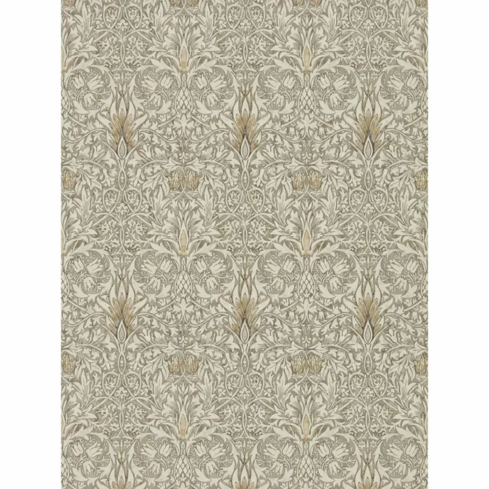Snakeshead Wallpaper - Stone / Cream swatch