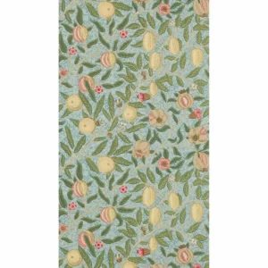 blue botanical wallpaper from william morris & co