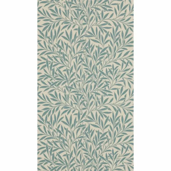 Willow Wallpaper - Slate by blue botanical wallpaper from william morris & co