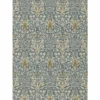 blue botanical wallpaper from william morris & co