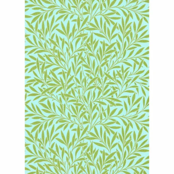 Willow Wallpaper - Sky / Leaf by green botanical wallpaper from william morris & co