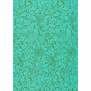 green animal wallpaper from william morris & co