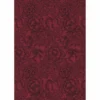 red botanical wallpaper from william morris & co
