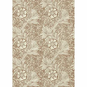 white botanical wallpaper from william morris & co