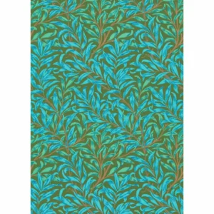 green botanical wallpaper from william morris & co
