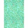 green botanical wallpaper from william morris & co
