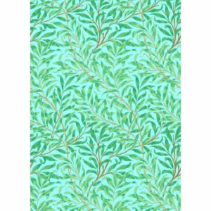 green botanical wallpaper from william morris & co
