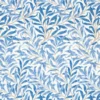 blue botanical wallpaper from william morris & co