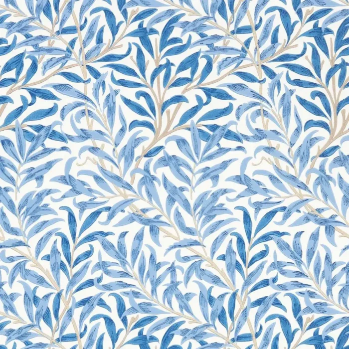 Willow Boughs Wallpaper - Woad swatch