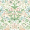 green botanical wallpaper from william morris & co