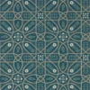 blue botanical wallpaper from william morris & co