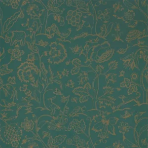 green botanical wallpaper from william morris & co