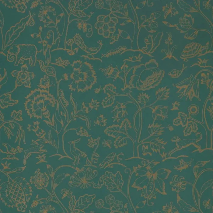 Middlemore Wallpaper - Moss Gold swatch