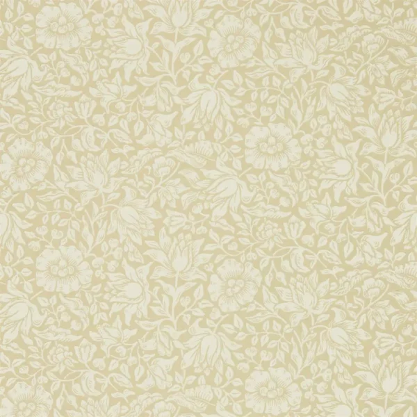 yellow botanical wallpaper from william morris & co