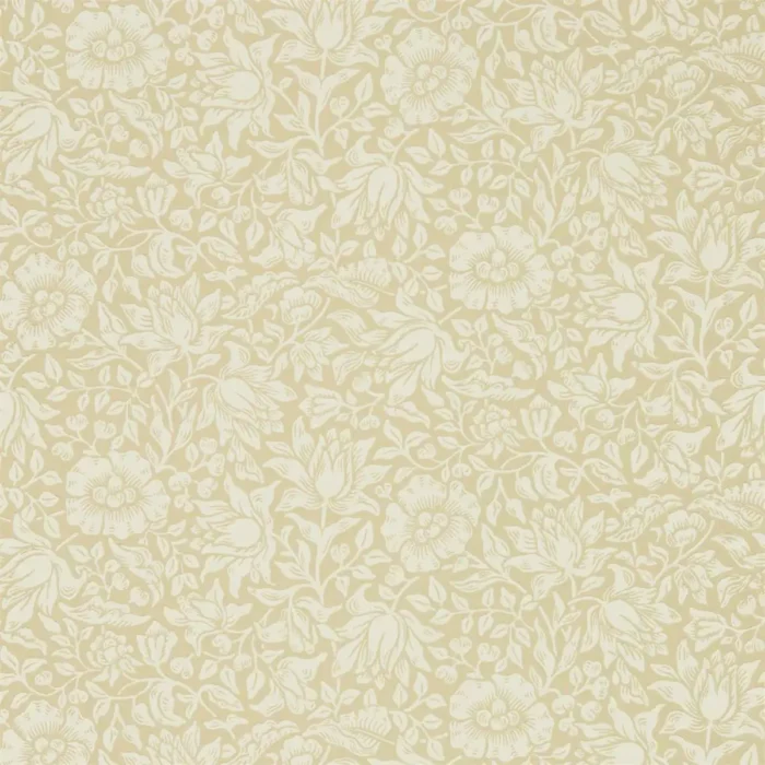 Mallow Wallpaper - Soft Gold swatch