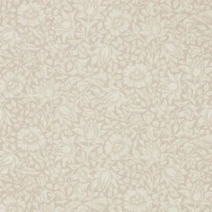 brown botanical wallpaper from william morris & co